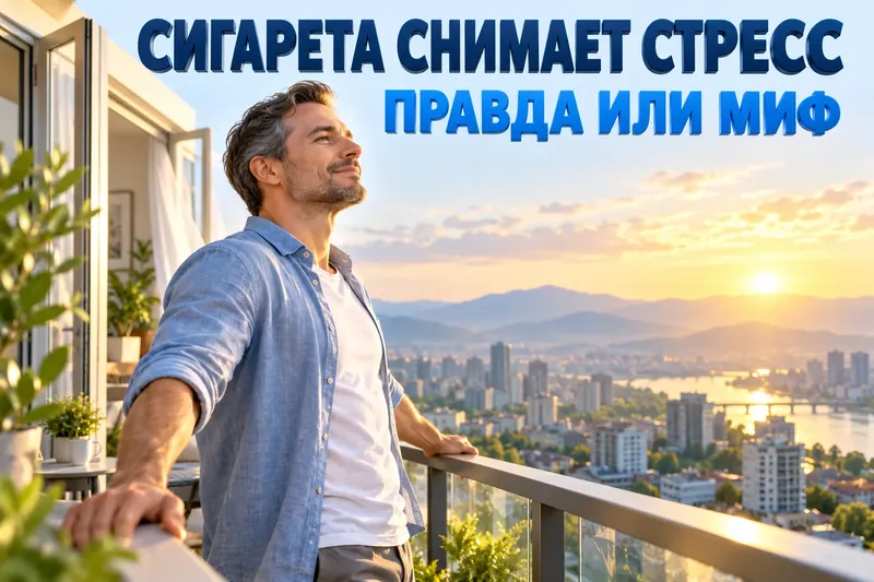Сигарета снимает стресс