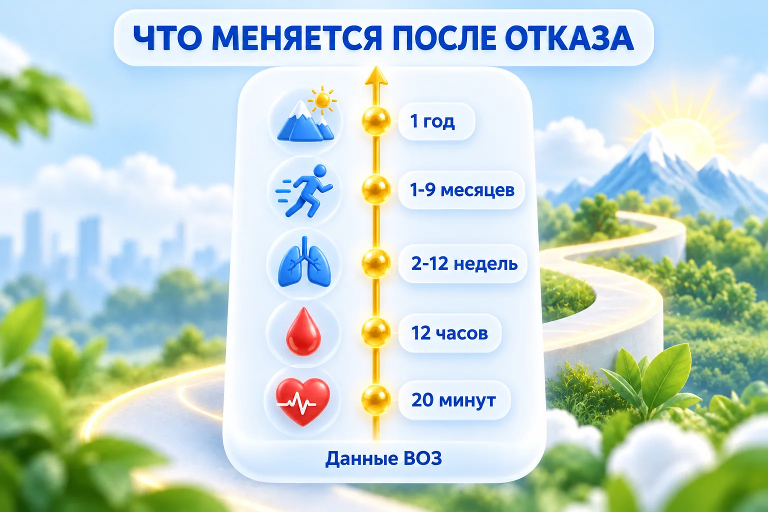 Что меняется в теле после отказа от курения: сроки по данным ВОЗ