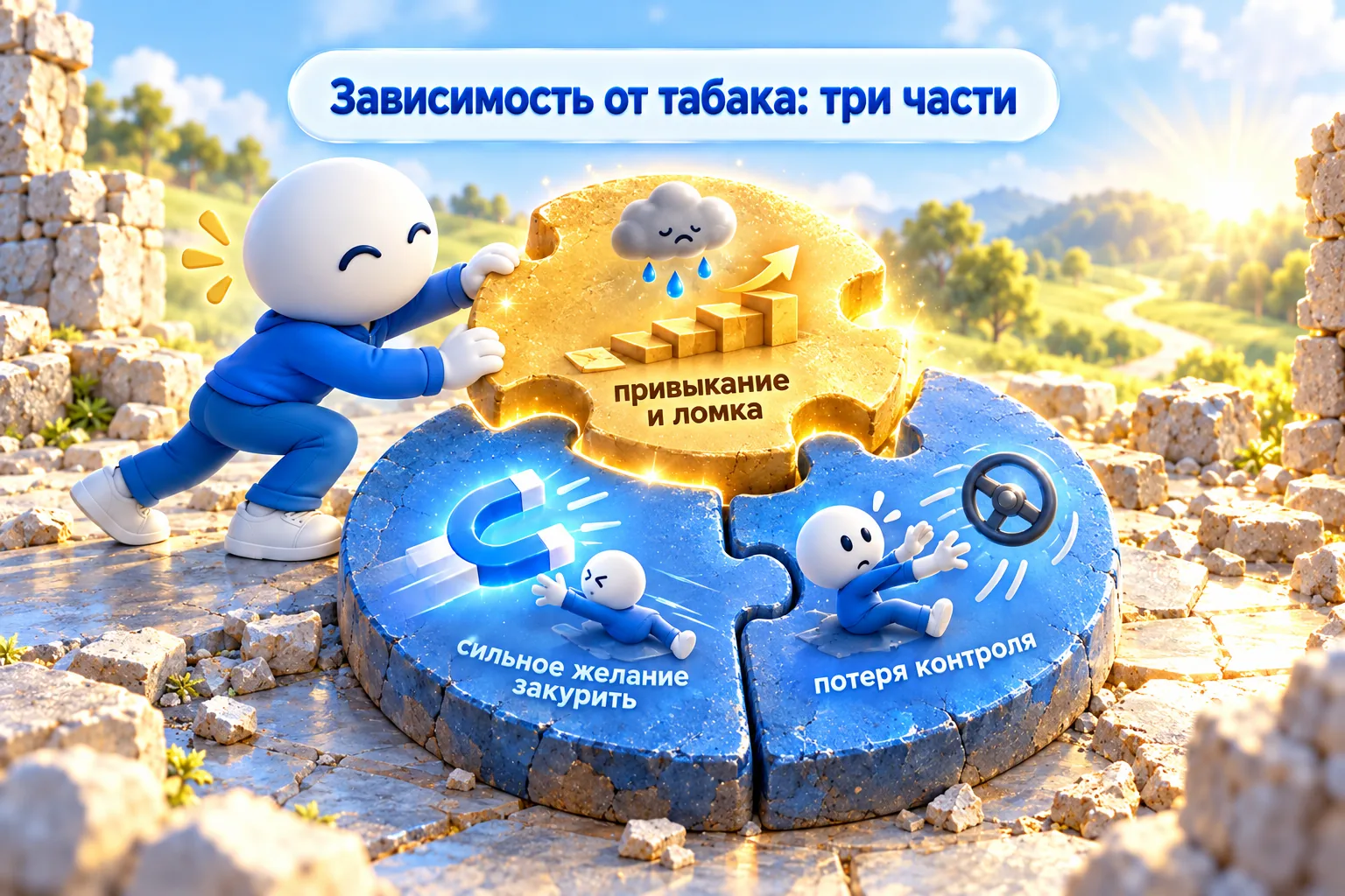 Никотиновая зависимость и диагноз: физическая зависимость (привыкание и ломка) одна из частей диагноза «синдром зависимости от табака», рядом сильное желание закурить и потеря контроля
