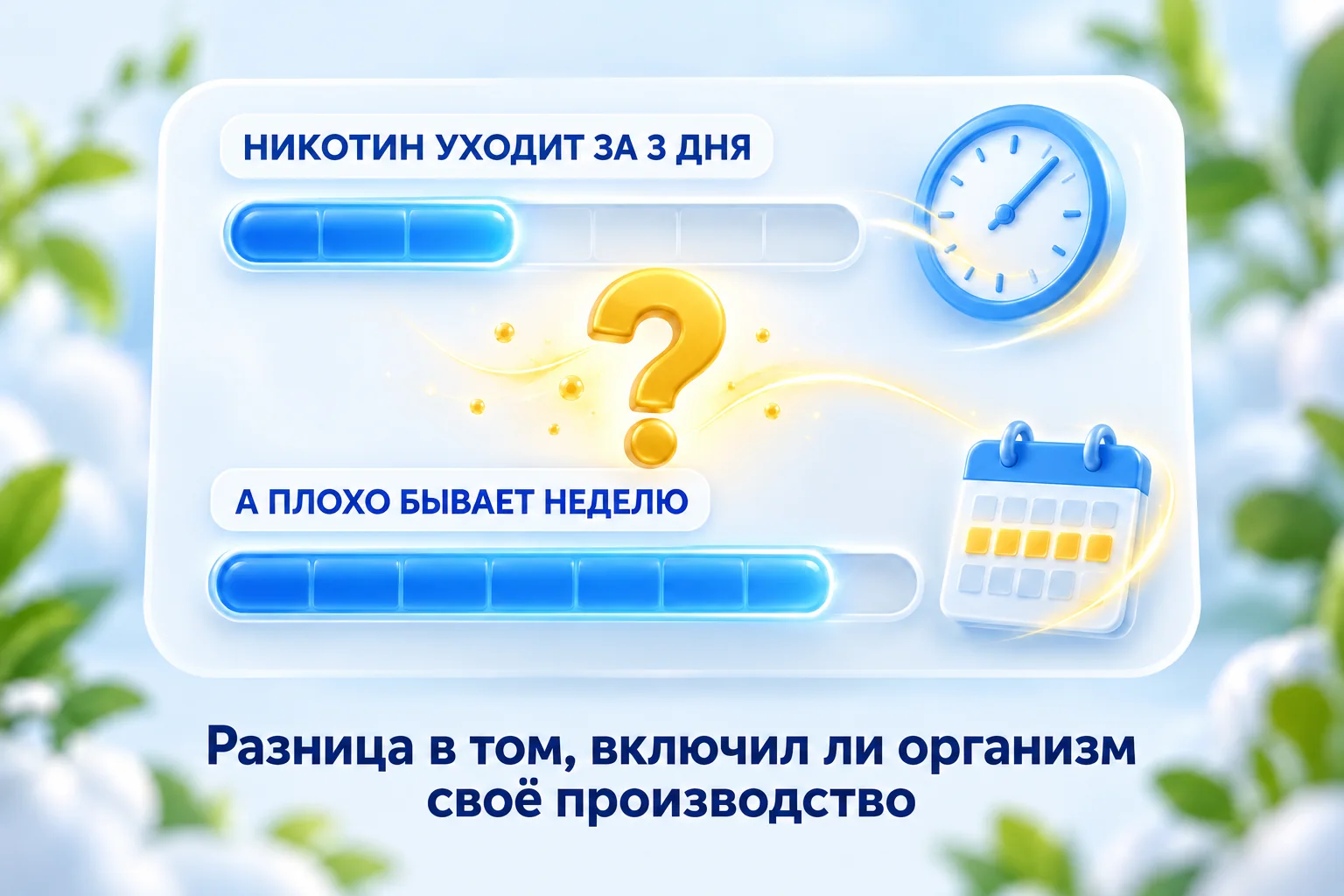 Никотин уходит за три дня, а плохо бывает неделю: сравнение двух шкал