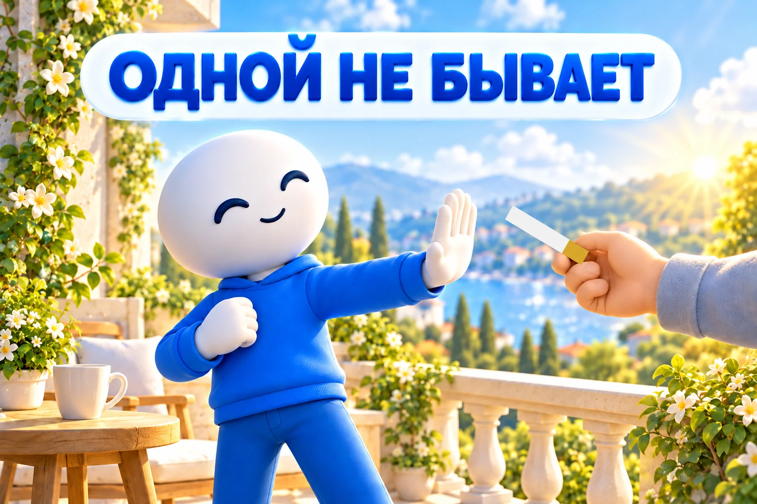 Правило одной сигареты: человек спокойно отказывается от одной сигареты, которую ему протягивают